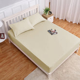 Extra Deep Fitted Bed Sheets Single, Double, King Sizes Cream 25cm